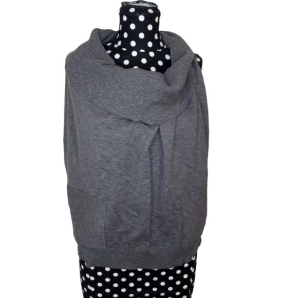 Kensie Oversized Sleeveless Cowl Neck Sweater Med - Picture 4 of 5